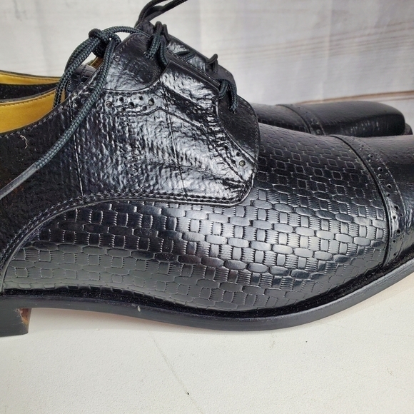 Liberty LS-898 Derby Style Black Leather Lace Up Dress Shoes Size 13 main image 4
